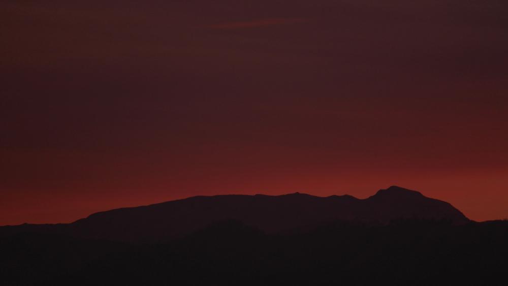 Cusna al tramonto di dicembre