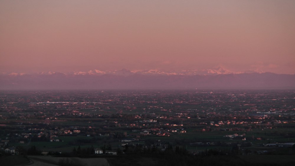 pianura padana alpi da emilia