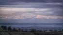 Prealpi monte bondone visto da vezzano sul crostolo