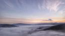 nebbia verso Monte Duro a Vezzano