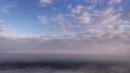 nebbia in espansione sulla pianura padana