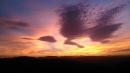 nubi lenticolari al tramonto vezzano