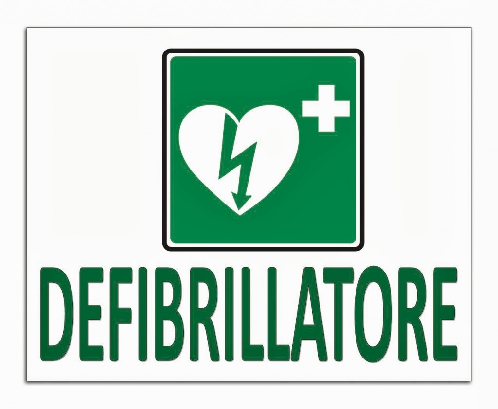 defibrillatore in luogo pubblico