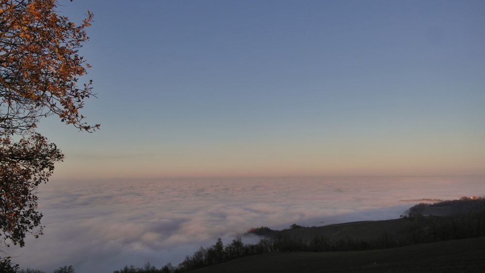 pianura padana verso Modena da Vezzano