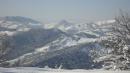 castello di canossa con la neve