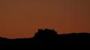 castello di canossa da vezzano al tramonto