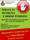 serata sicurezza vezzano sul crostolo