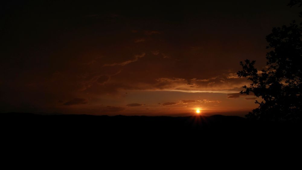 tramonto dal monte del gesso vezzano
